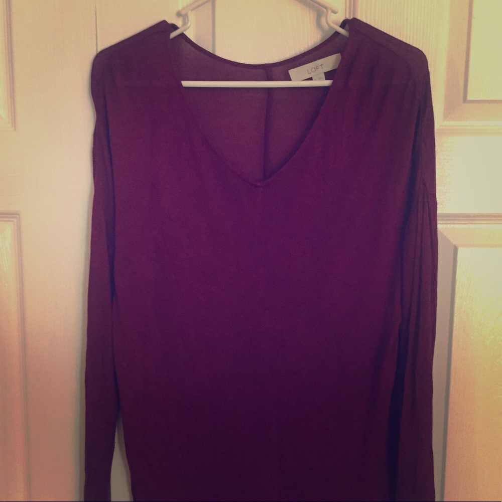 { LOFT } light weight sweater
